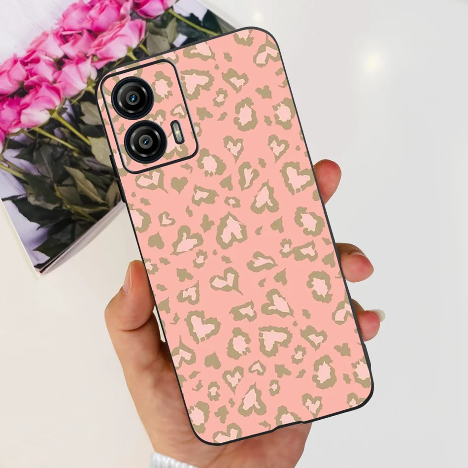 Stylish Pattern Soft TPU Shockproof Black Silicone Phone Case