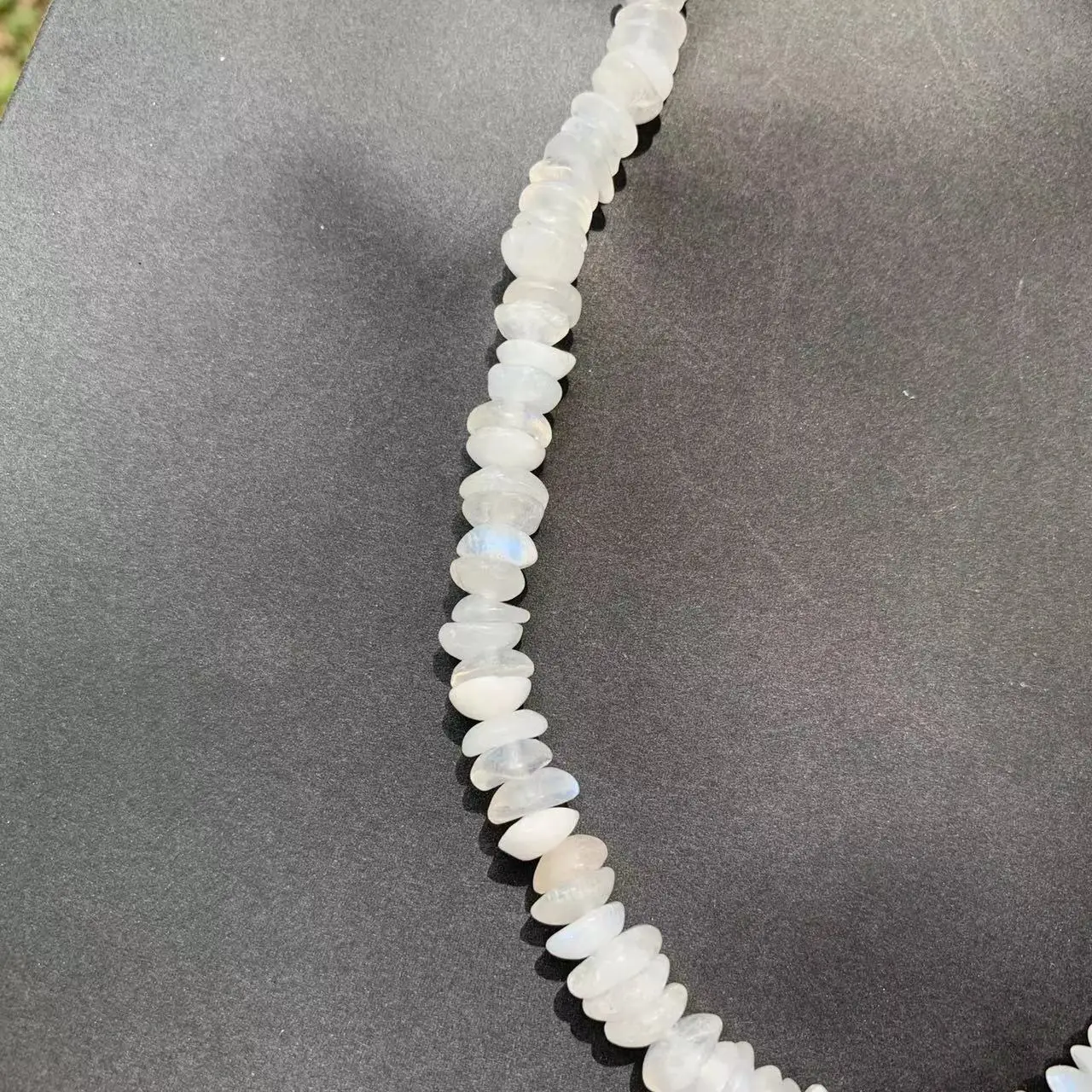 Natural Blue Moonstone Choker Necklace Quartz Crystal Gemstone Women High Quality Jewelry Design Handmade