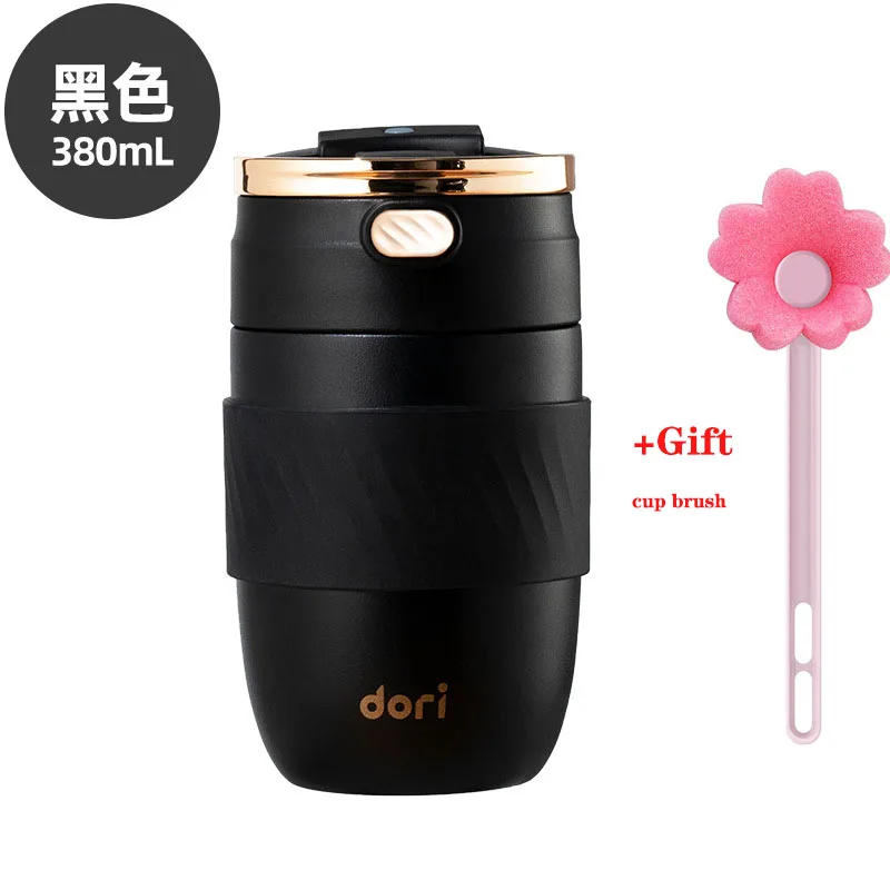 Stainless Steel Coffee Cup 380/510ML Thermos Mug Leak-Proof Thermos Travel  Thermal Vacuum Flask Insulated Cup Water Mug