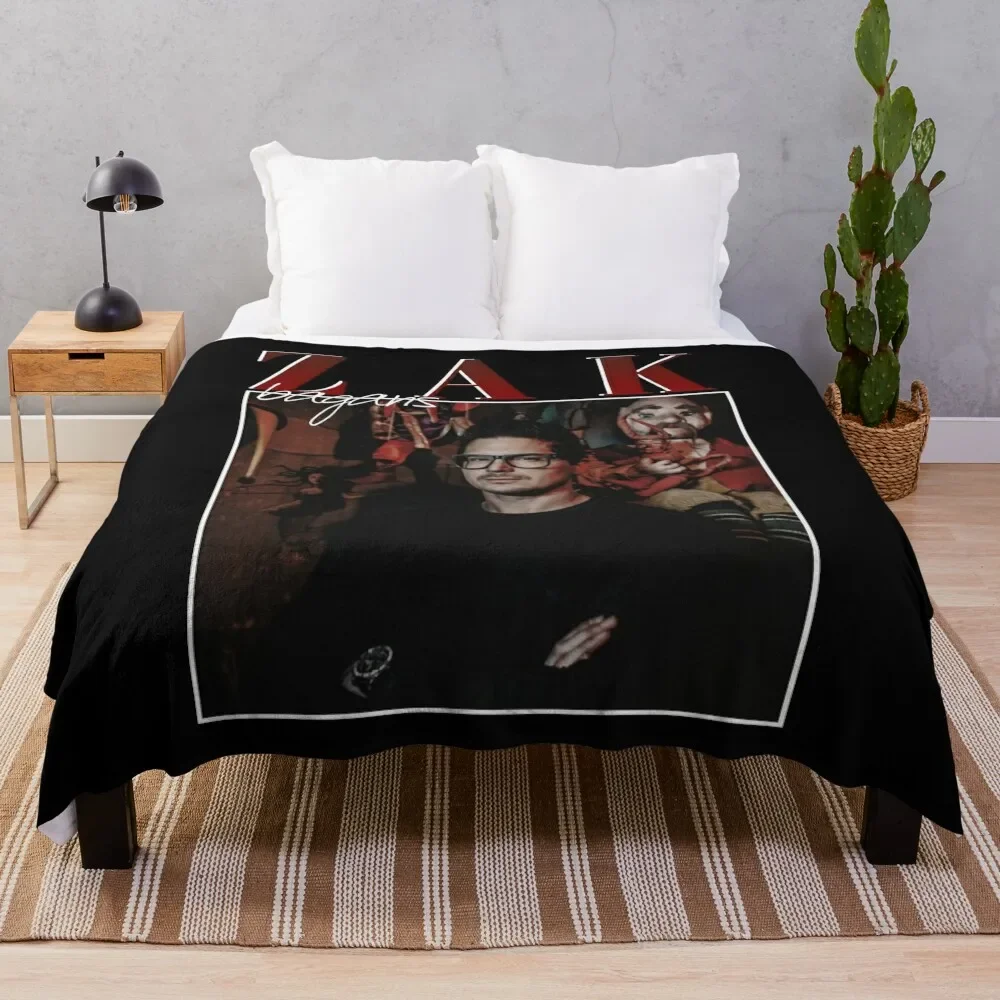 

Vintage Zak Bagans 90 s Men Women Throw Blanket Shaggy Plaid on the sofa bed plaid Bed linens Blankets