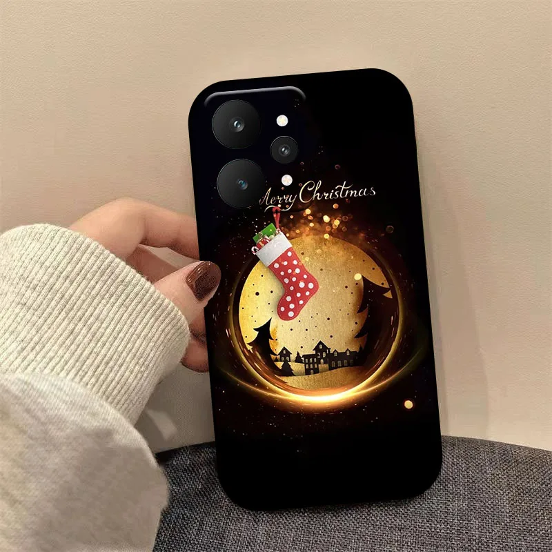 Festive Christmas Style Soft Silicone Phone Case Cover