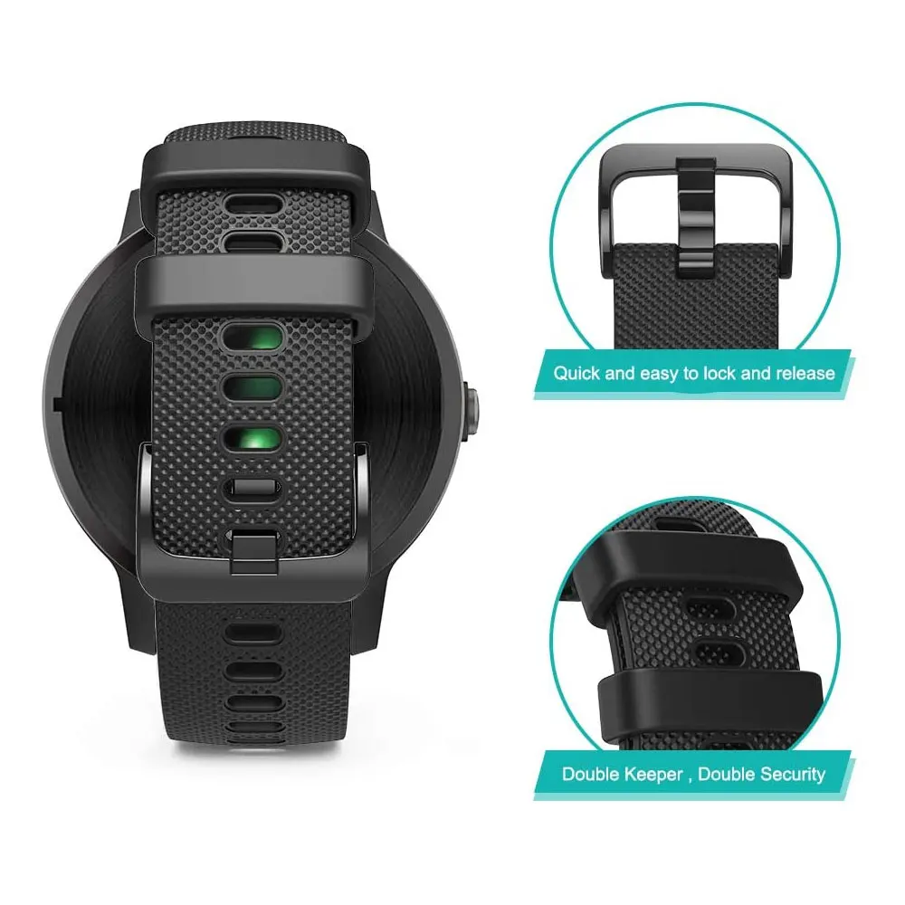 Ｚ  S3 S2  ð Ʈ 18 20 22mm, Garmin Vivoactive 3 4 4S Venu 2S Forerunner 645 245  Ǹ  ð 