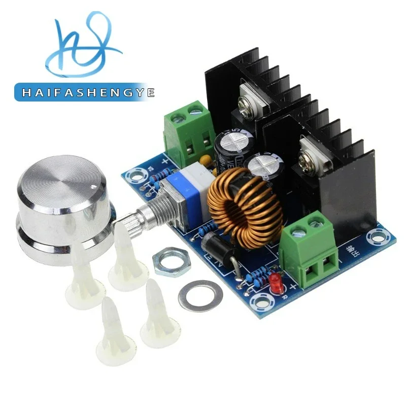 XH-M401 DC-DC buck module XL4016E1 High-power DC voltage regulator 8A with voltage-stabilizing electronics electronic voltage regulator