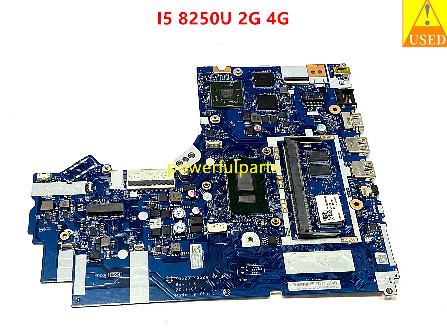 

Встроенная Материнская плата EG523 для Ideapad 320-15IKB, материнская плата со стандартным процессором AMD Graphic 2G 4G 5B20Q11147, хорошо работает