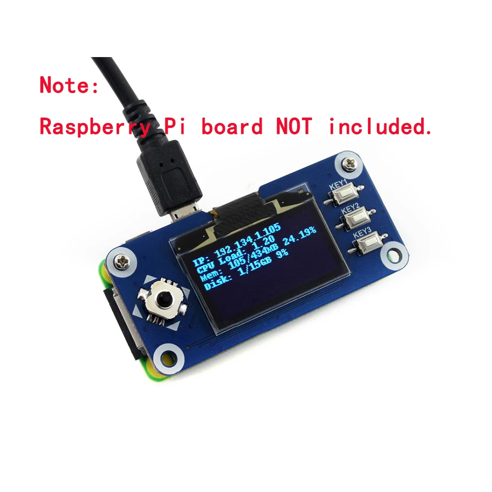 Плата расширения для RPI PI5 Raspberry Pi 0 Zero 2 Вт 2 Вт 0 Вт 3B Plus 3 Модель B 4 4B 5, 1,3 дюйма