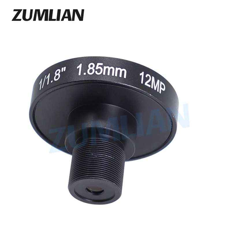 ZUMLIAN  ̸ ӽ   ,  ˻ ī޶, 1/1.8 ġ M12-Mount 12 ްȼ F2.0, 185 , 1.85mm