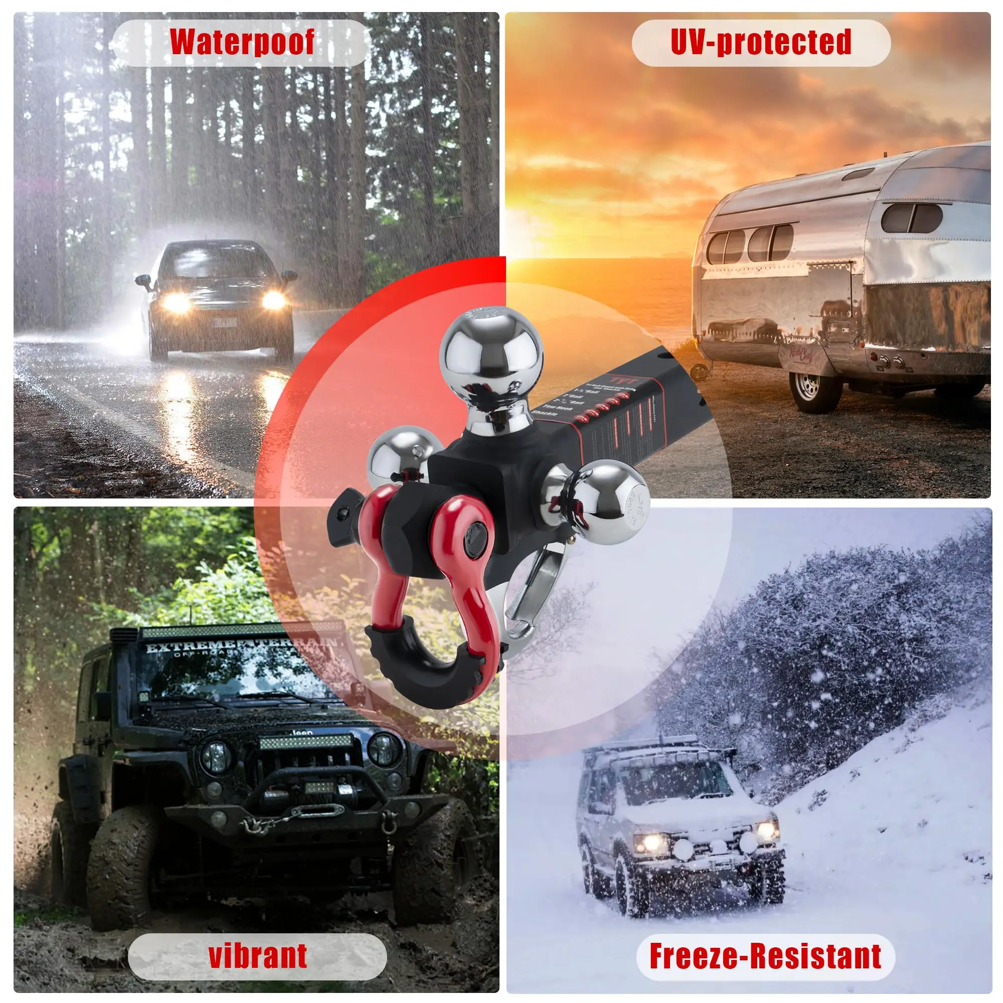 TYT Tri Ball Hitch Mount compatibility