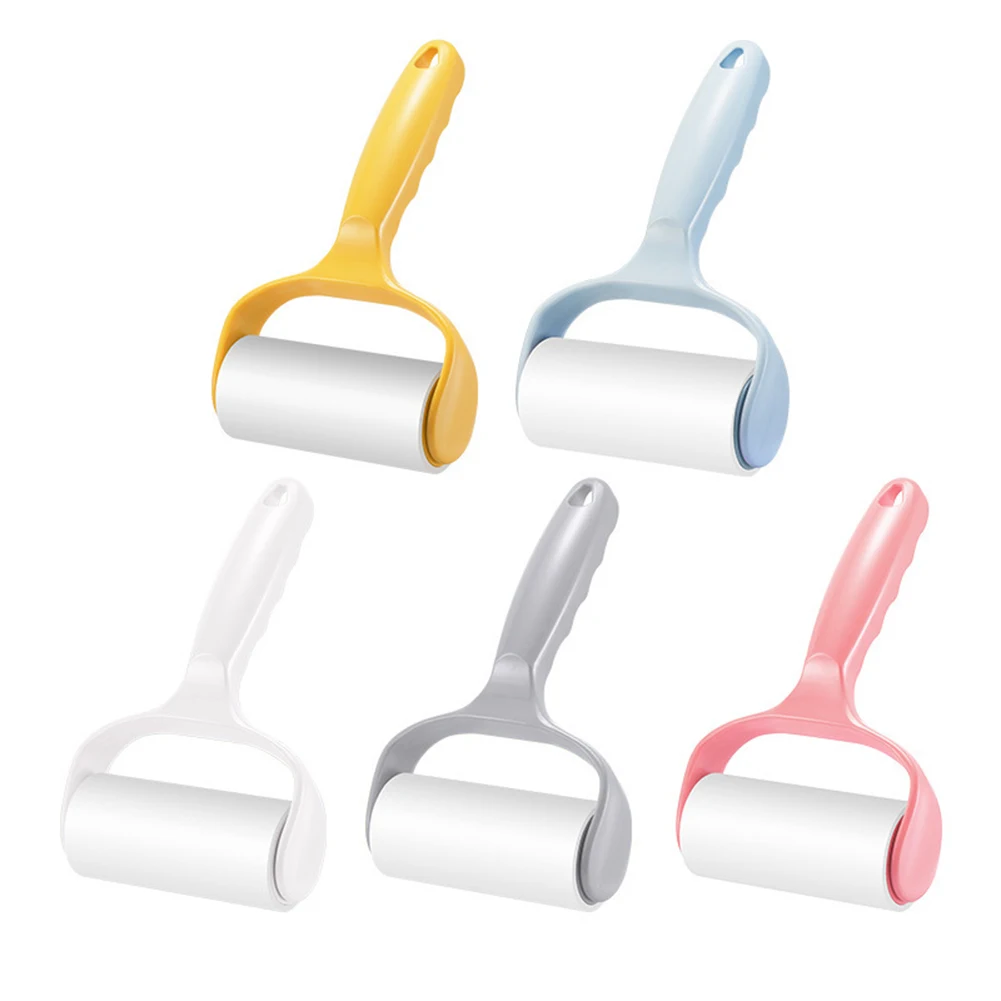 Lint Roller Tearable Lint Roller Sticky Roll Paper Dust Wiper Pet Hair Clothes Carpet Tousle Remover Replaceable Cleaning Brush Accessories