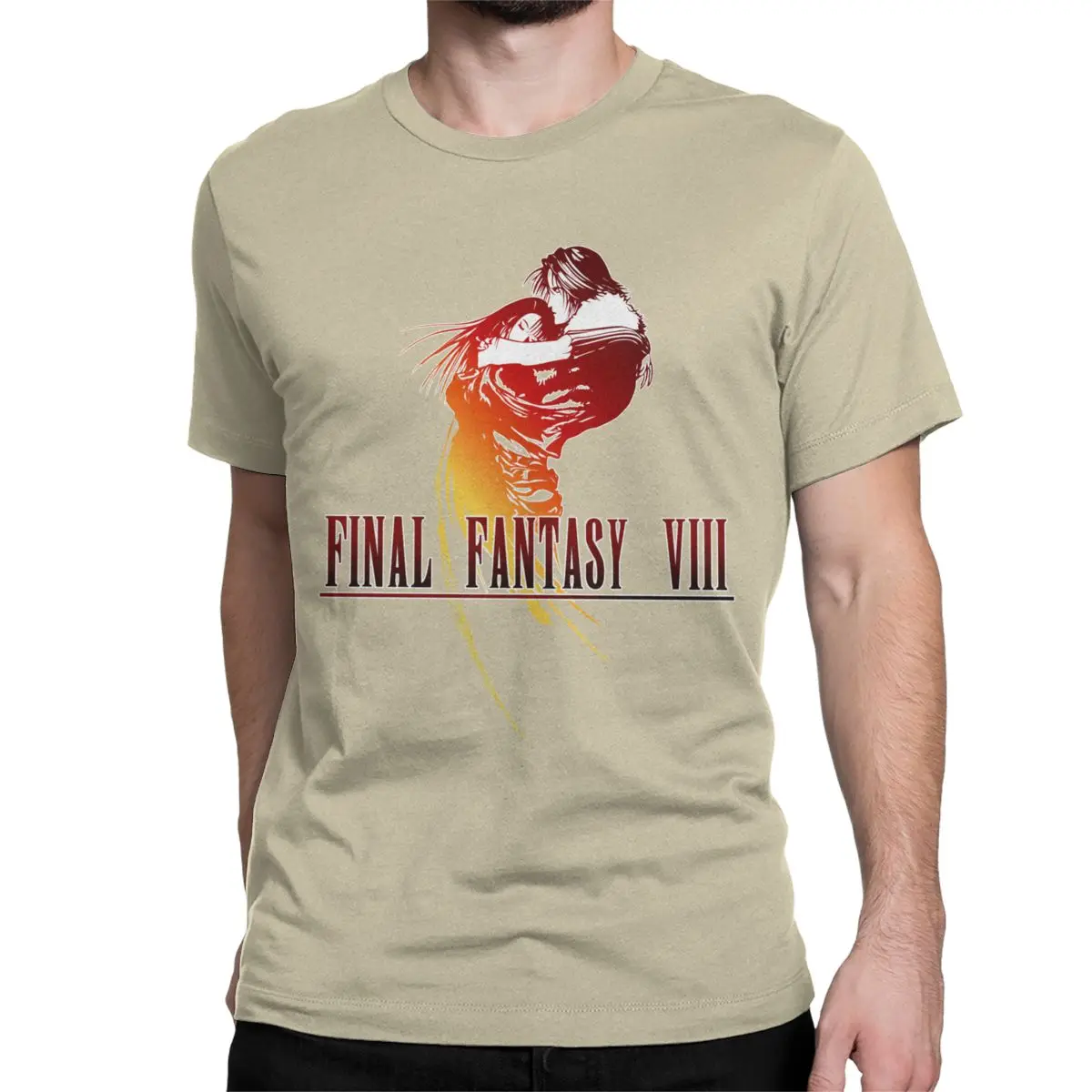 thumbnail image 1 of Camiseta de algodón de Final Fantasy VIII para hombre y mujer, divertida camiseta de manga corta con cuello redondo, talla 6XL, 1 of 7