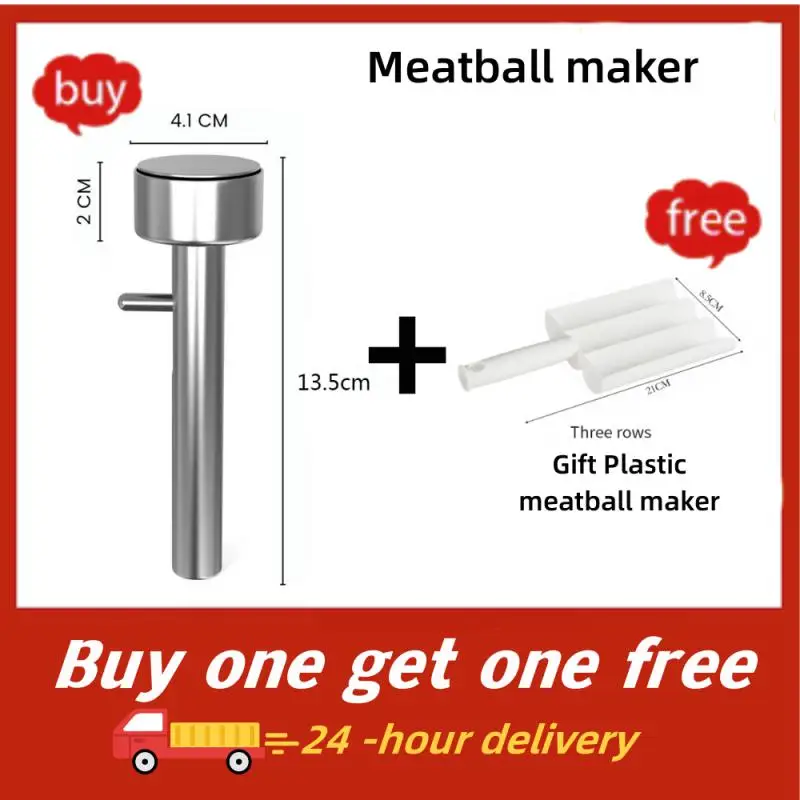 Non-Stick Falafel Ball Making Scoop Mold Stainless Steel Large Meatball Machine Pressing Maker Kitchen Accessories meat ball maker,falafel maker scoop