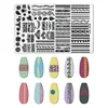 Cute Cartoon Character Stamping Plate Cute Girl dragon phoenix Nail Stamp Plates Small Elf Nail Templates for Nail Art Design 6