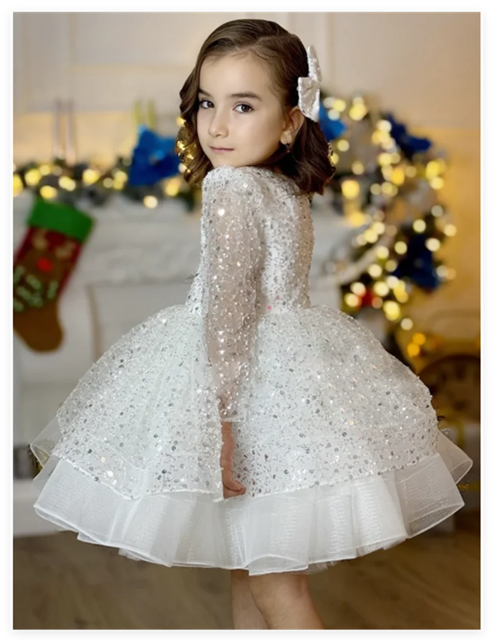 Champagne Flower Girl Dresses Lace Beading Belt Applique Sleeveless For Wedding First Communion Party Gowns 2