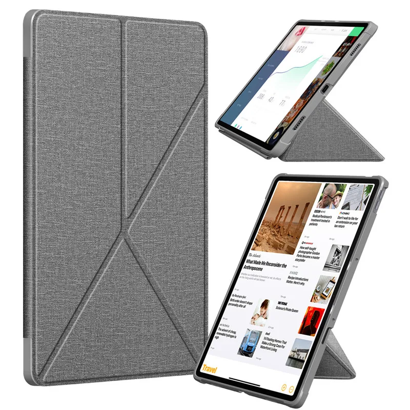 

For Lenovo Tab P11 Pro P11Pro Xiaoxinpad TB-J606F TB-J706F Case Tablet Multi-Folding Stand Book For Lenovo Tab P11 Pro Cover 11