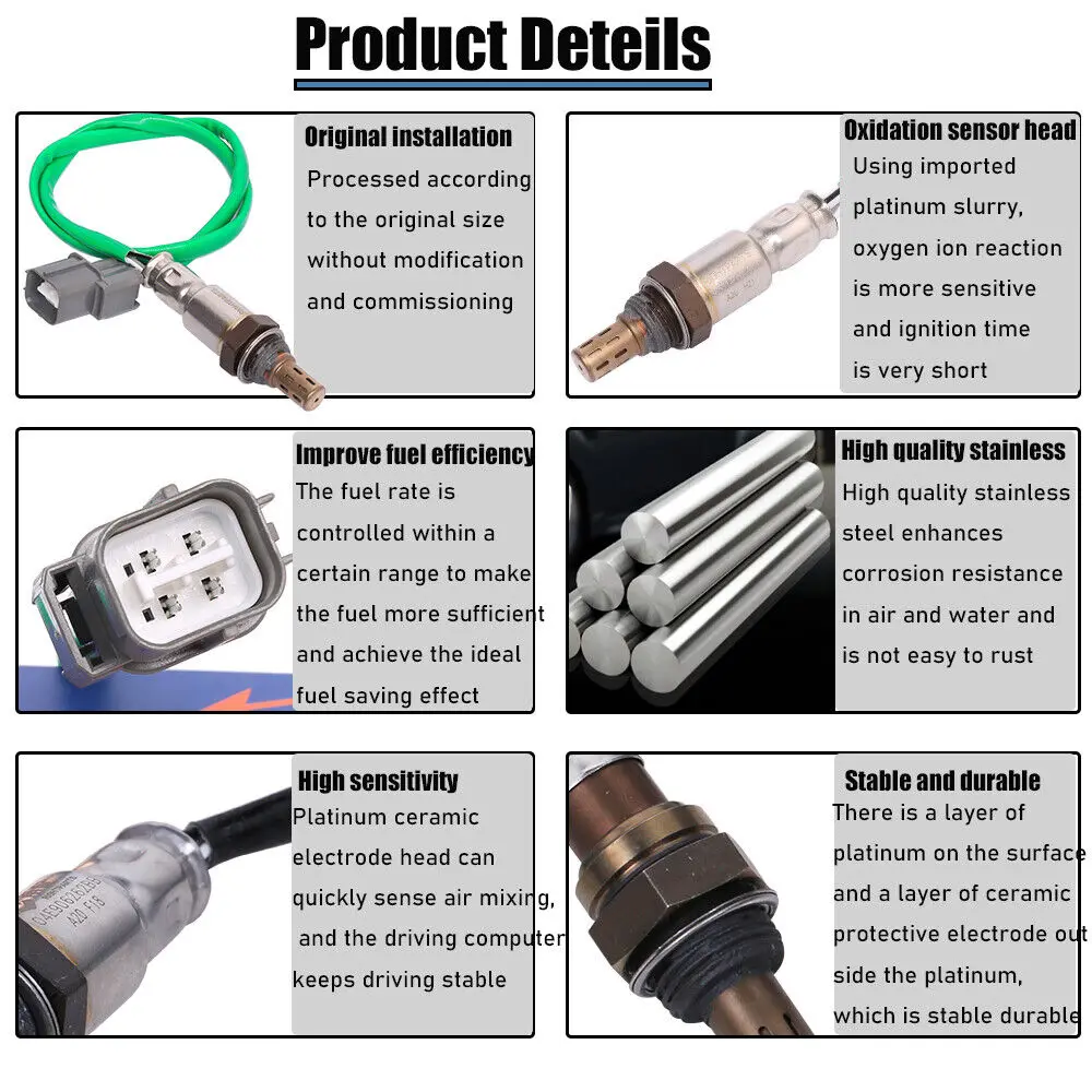 Righparts lambda sensor de oxigênio 36531-pwa-903 para