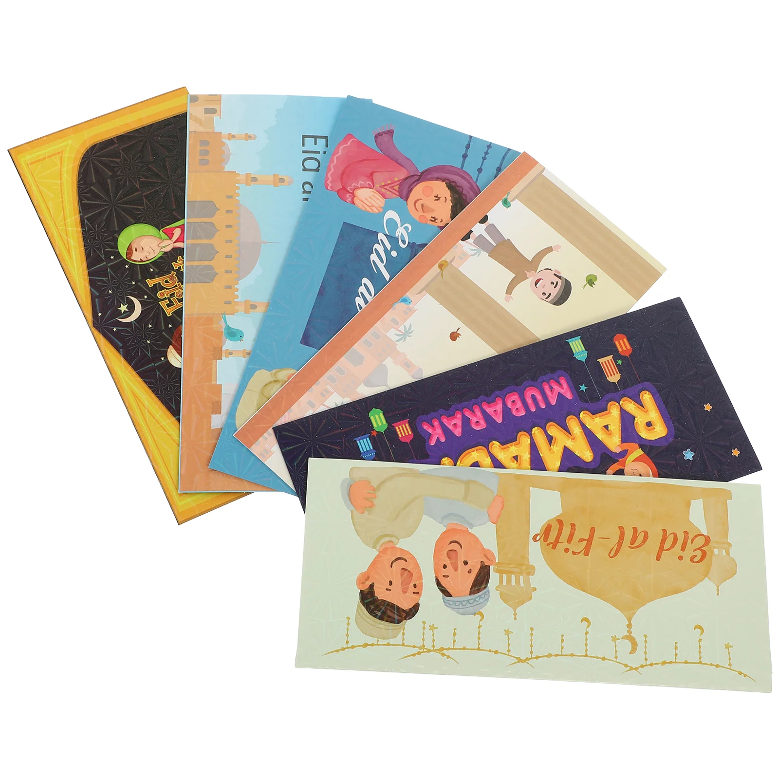 

12pcs Ramadan Paper Envelopes Eid Money Envelopes Eid Gift Card Envelopes Mixed Style