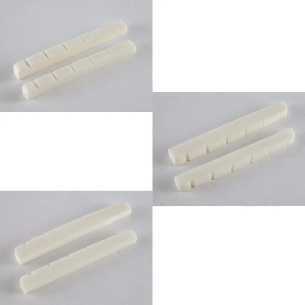 Precision Flat Base Bone Nut for Electric Guitars, 42mm/43mm