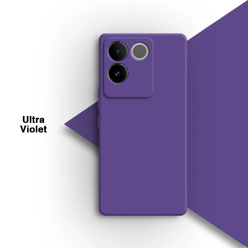 Enhanced Liquid Silicone Shockproof Phone Case with Global Lens Protection