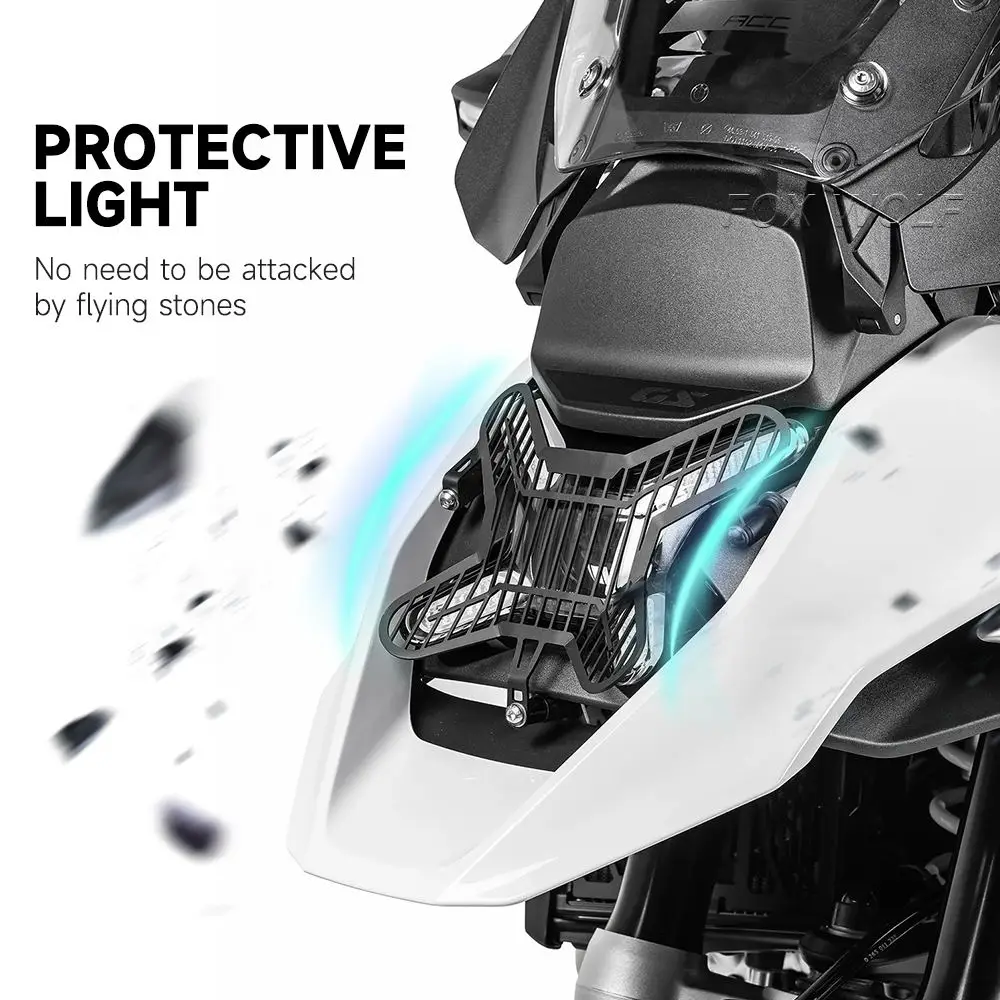 

Новые аксессуары для мотоциклов, Черный Защитный чехол для передней фары для BMW R1300 GS R 1300 GS r1300gs R1300GS 2023 2024