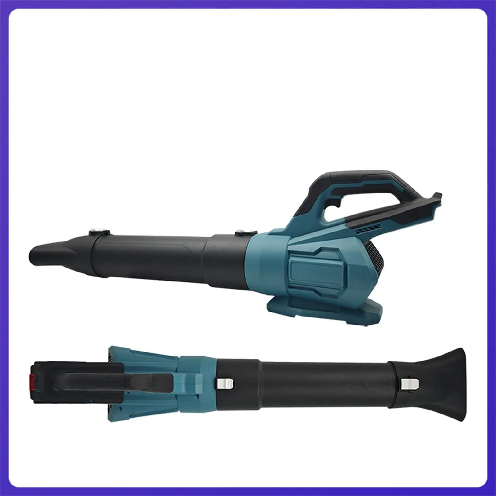 전기 손풍기, 휴대용 송풍기, 21V, 낙엽 제거용, 3개의 교체 가능한 노즐, 잔디 관리용 제설기