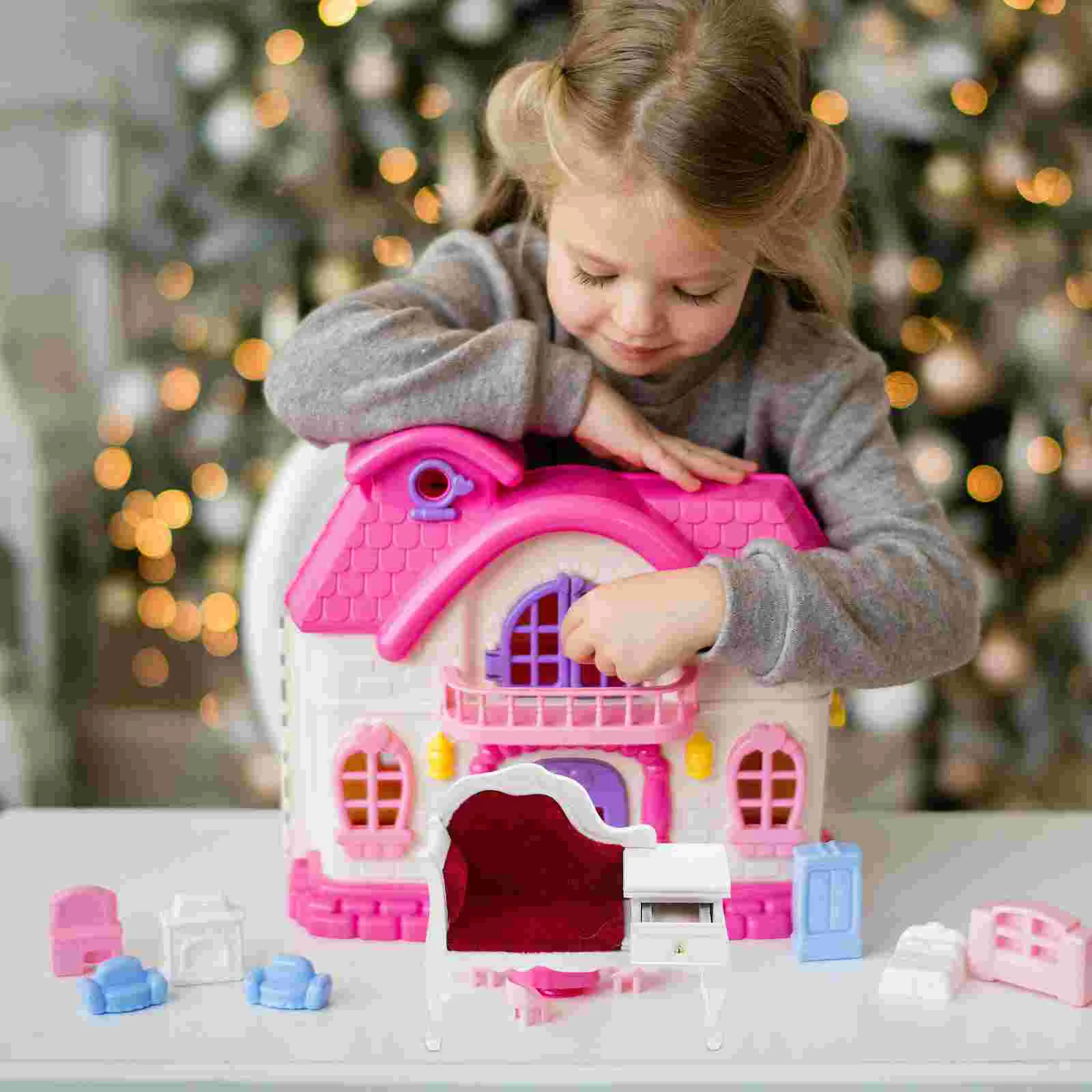 

Miniature Dollhouse Furniture Dollhouse Sofa Chair Drawer Mini Wooden Dollhouse Couch Victorian Bench Chair Model Dolls