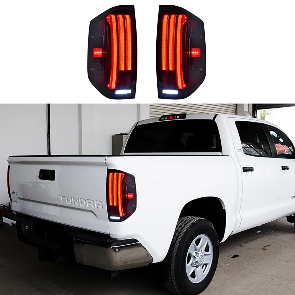 1PairCarTaillightFullLEDTailLightsForToyotaTundra20142021