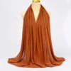 Foulard Hijab en mousseline de soie pour Femme, voile musulman ramadan ,hijab femme musulman,foulard musulmane pour femme, foulard mousseline en Jersey doux de haute qualité hijab islam voile femme musulman,70*180cm