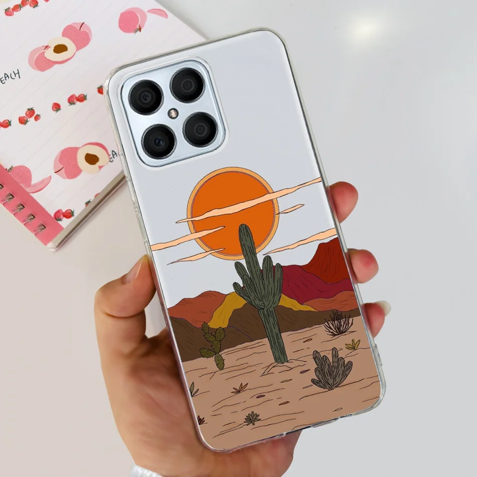 Floral Butterfly Pattern Soft Silicone TPU Back Cover Case