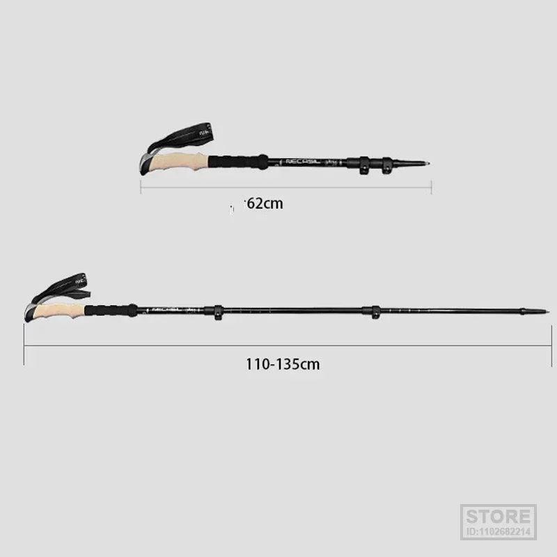 135CM Aluminum Trekking Poles 5