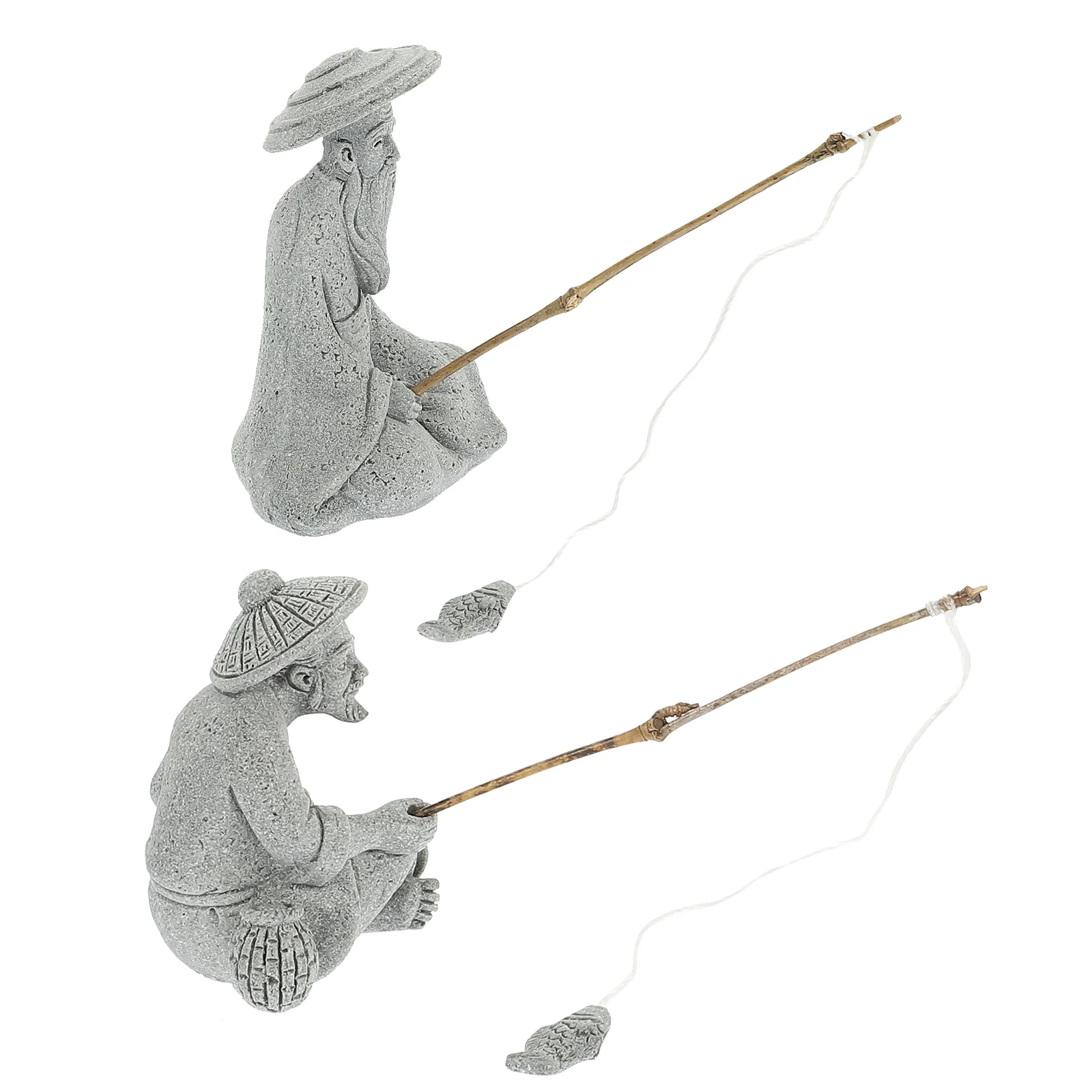 

Accessories Garden Action Figures Party Supplies Asian Decorationsations Fisherman Sculpture for Decor Statue