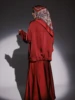 Robe musulmane Satin 2 pièces ensemble femmes fête Abaya Musulman Ensembles arabe longue Robe dubaï caftan robes Jalabiya Ramadan Eid