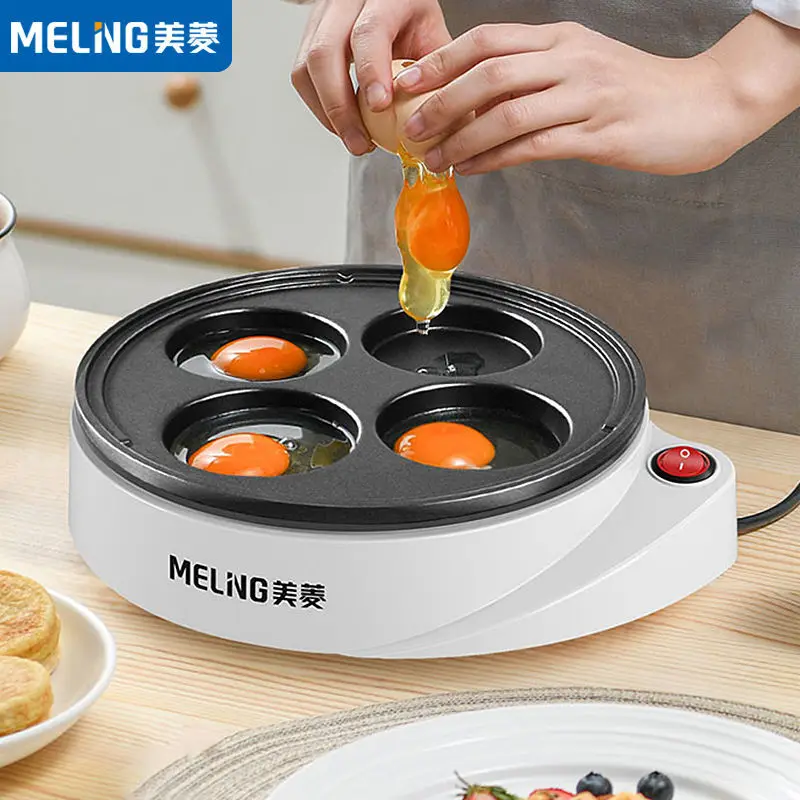 

Meatloaf Machine Non-stick Flat Bottom Home Electric Frying Pan Four-hole Egg Pancake Divine Breakfast Egg Dumpling Pan