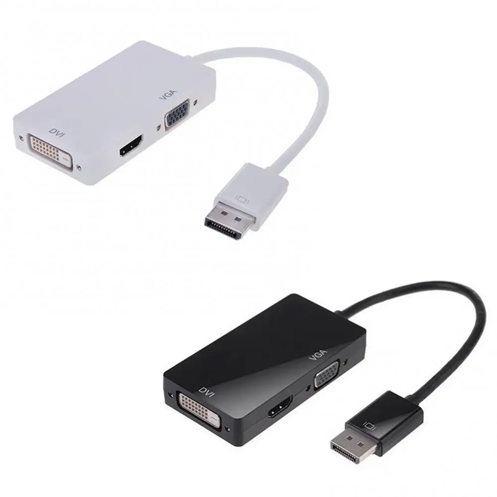 

Адаптер 3 в 1 Mini DP DisplayPort-HDMI, совместимый с VGA DVI, 1080P Mini DP, кабель-конвертер для Air Mini DisplayPort