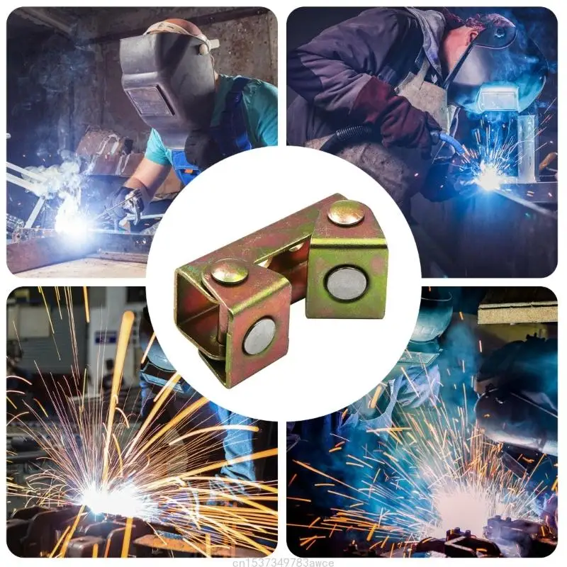 4Pieces Adjustable V Type Welding Clamps For Corner And Butt Joints 69HF