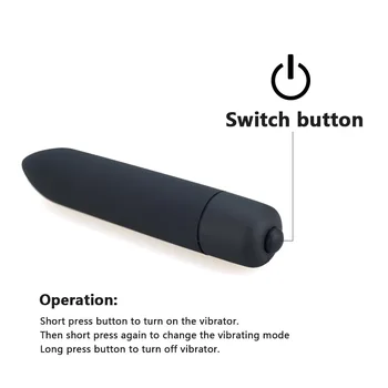 10 Speed Mini Bullet Vibrator G Spot Vibration Vagina Clitoris stimulator Dildo vibrator Adult sex Toys for women Masturbation 3