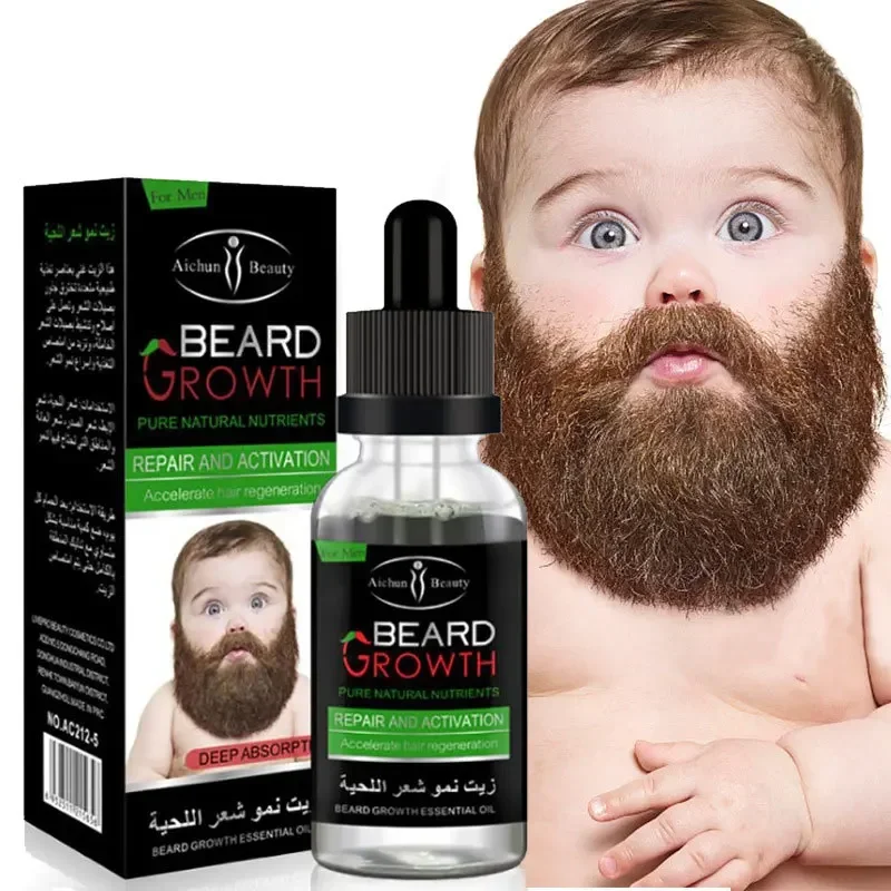 Natural Organic Beard Oil Gentlemen Beard Care Balsam Wax Hair Loss Conditioner For Fast Growth 40ml Essence Hair Tonic hair growth serum hair growth spray hair care oil hair growth cream hair growth shampoo set