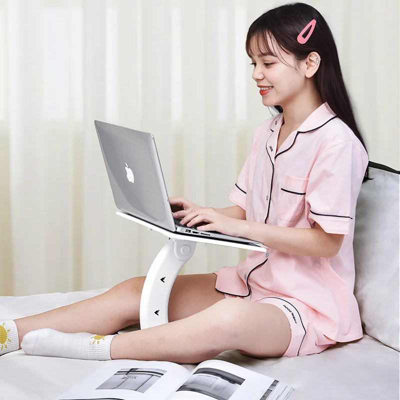 Portable Laptop Stand Folding Bed Table Multi Function Learning Reading Heightening Bracket