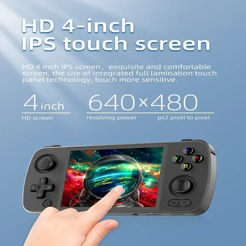 ANBERNIC 4 인치 IPS 터치 스크린, 안드로이드 12, UNISOC Tiger T618, CNC 알루미늄 핸드헬드 게임, 512G 60000 + 게임, 인기 제품, RG405M 2