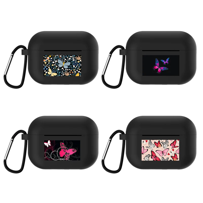 Retro Butterfly Silicone Per Apple Airpods 1 O 2 Cover Antiurto Per Apple Airpods 3 Pro Airpods Pro2 Custodie Protettive Per Auricolari
