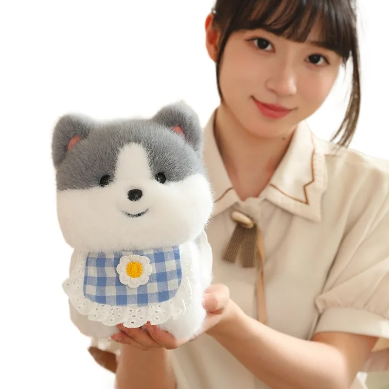 Lifelike Dog Plush Toy Simulation Golden Retriever Kawaii Husky Plushie Soft Stuffed Animal Cute Puppy Doll for Gifts Decor 2