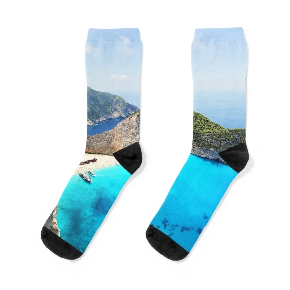 

Beautiful Greek Island - Crete Socks football retro Men's Socks Women's