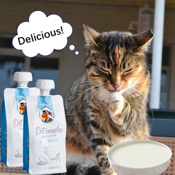 New Cat Snacks Saanen Natural Goat Milk Puppy Kitten Food Nutritious Calcium Supplementation Softening Hair Pet Dog Food Snacks 1