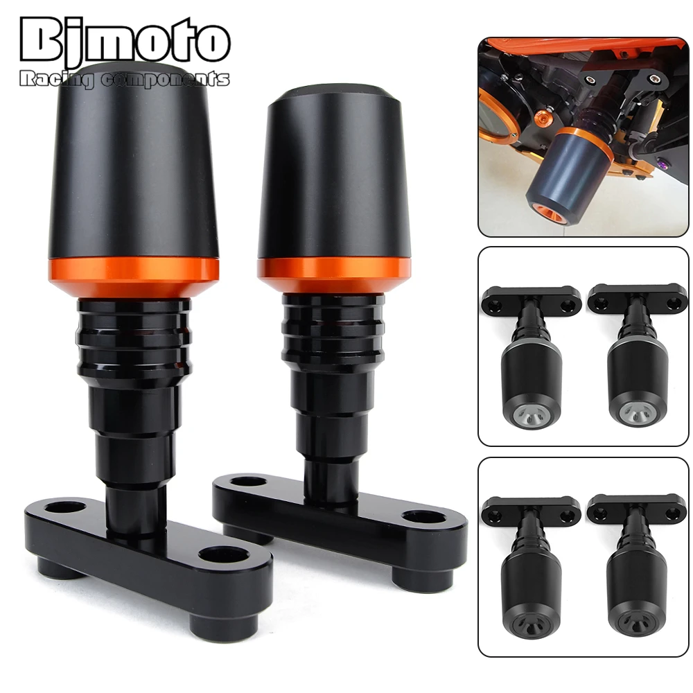 

Left and right Frame Sliders crash protector For K-TM DUKE 390 125/200 2013 2014 2015 2016 2017 2018 2019 2020