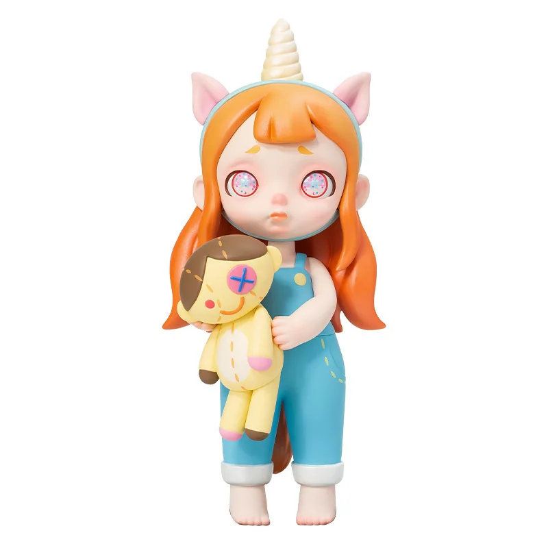 

Action Figure Kawaii Toycity Laura Rainbow Pony Cute Pvc Ornaments 100% Original Genuine Collection Model Doll Toys Real Shot