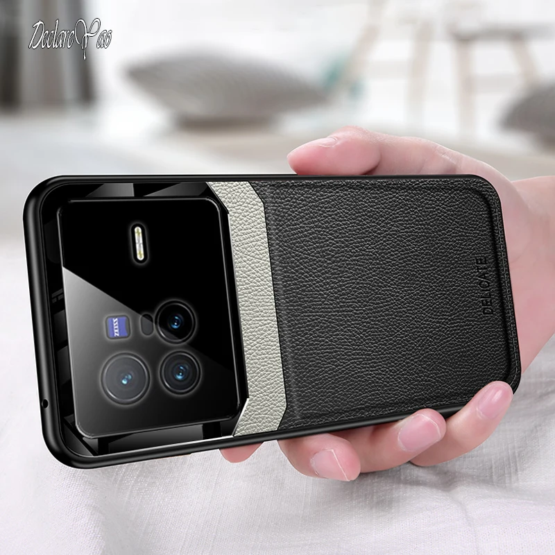 X60 Pro étui DECLAREYAO Coque souple en Silicone Ultra mince pour VIVO X80 X70 X50 Pro Plus X30 X27 X23 X21 étui en cuir dur A_voghion.com