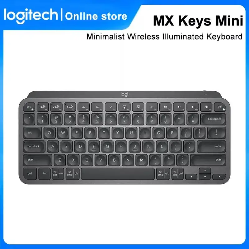 Logitech MX Keys Mini Wireless Keyboard Bluetooth 2.4GHz with Logi