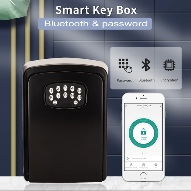 Tuya Bluetooth Key Security Boxes Remote Unlock Password Smart Home Life Inteligente Lock Storage Box Included Hub ﻿ 3