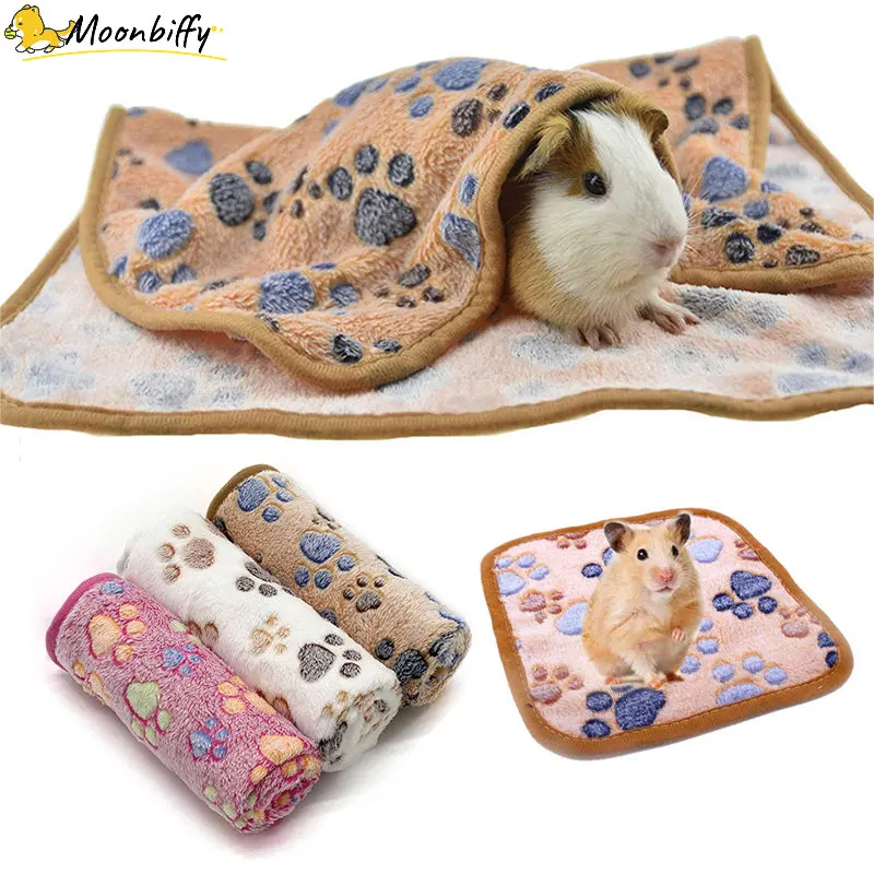 Hamster Guinea Pig Blanket Small Pet Item Soft Warm Bed Sleep Mat