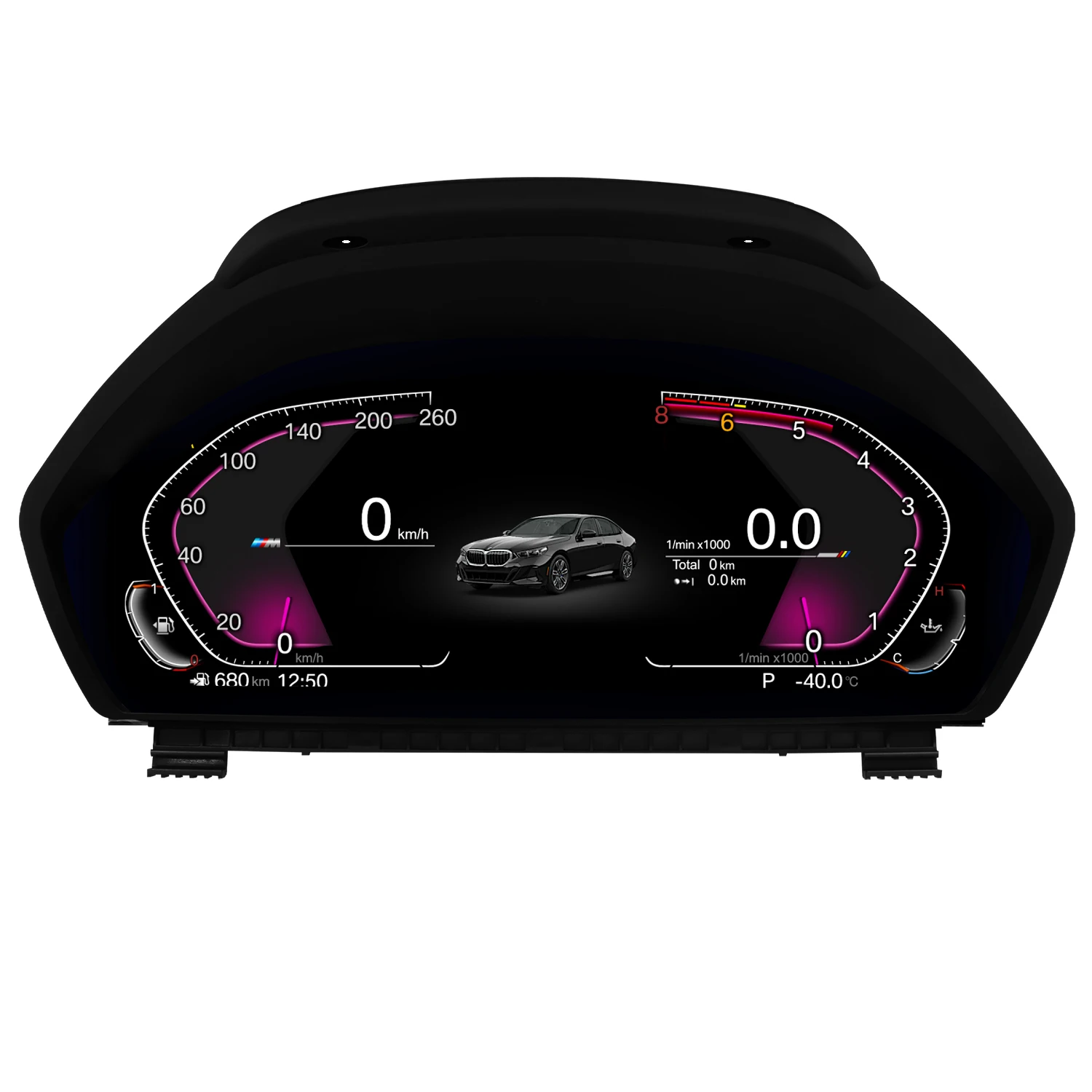 Pantalla de 12.3'' para el Panel de Instrumentos Digital con CarPlay para BMW Serie 3 y 4 F30 F31 F32 F33 F34 F36, Velocímetro, Tablero de Instrumentos 4