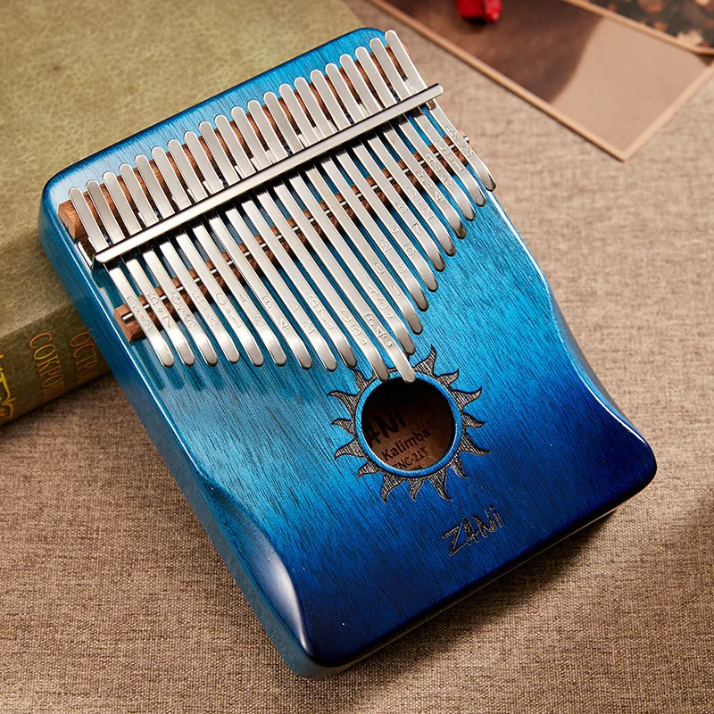 

Kalimba 21-клавишная профессиональная клавиатура для пианино из красного дерева Mbira музыкальный инструмент креативный Рождественский подарок для друзей