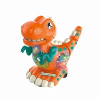 New Walking Dinosaur Electric Toys Model Robot Cartoon Nteractive Electric Animal Light Music Intelligent Toys Gift For Children 1